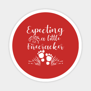 expecting Little firecracker Magnet